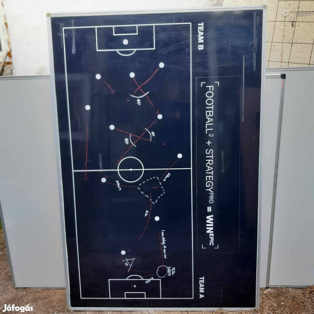 Írható-törölhető nagyméretű mágneses fém stratégiai focis oktató tábla