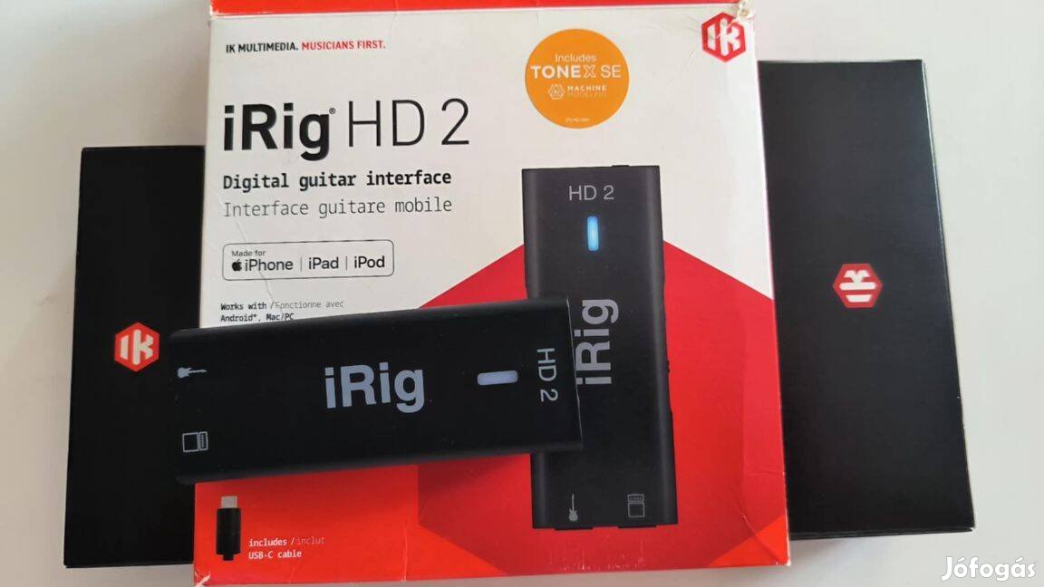 Irig HD 2 audio interface gitár