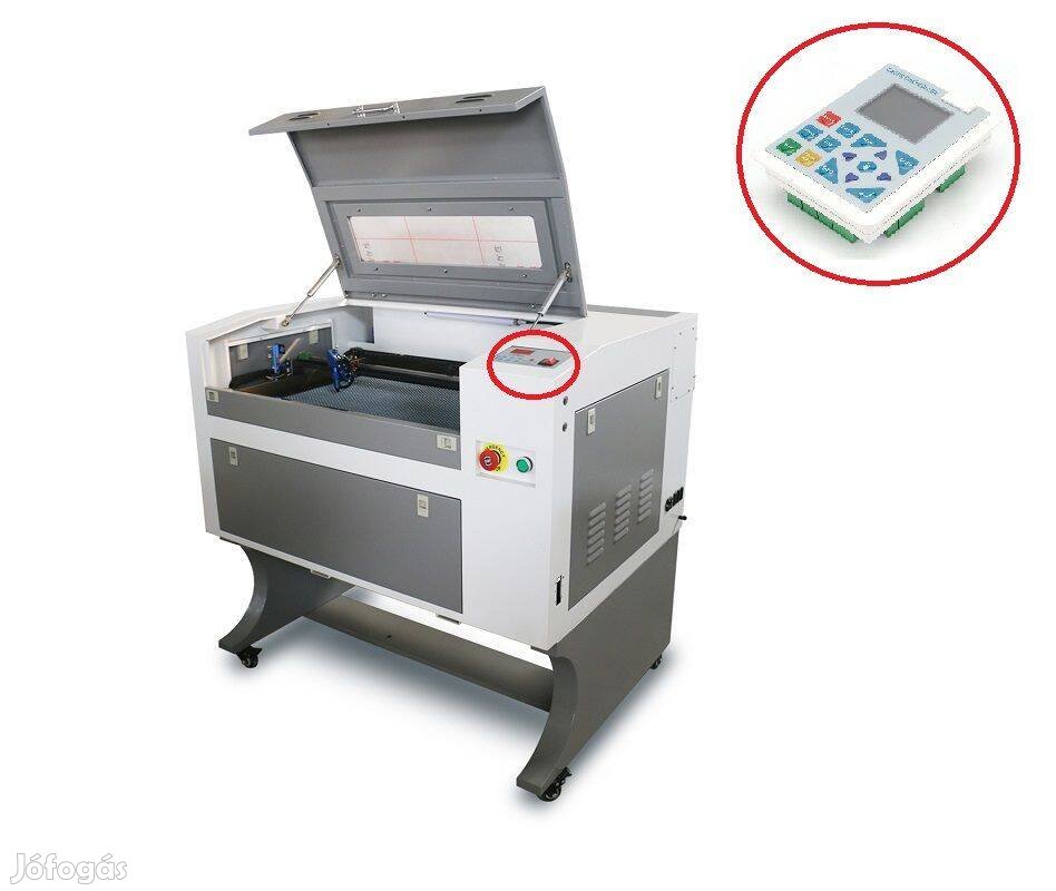 Iris FL-6040 Reci W1 90W prémium lézergravírozó lézervágó 2Év Garancia