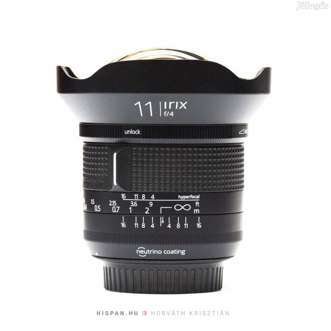 Irix 11mm f/4 Firefly fullframe ultraszéles optika (Canon EF / GFX)