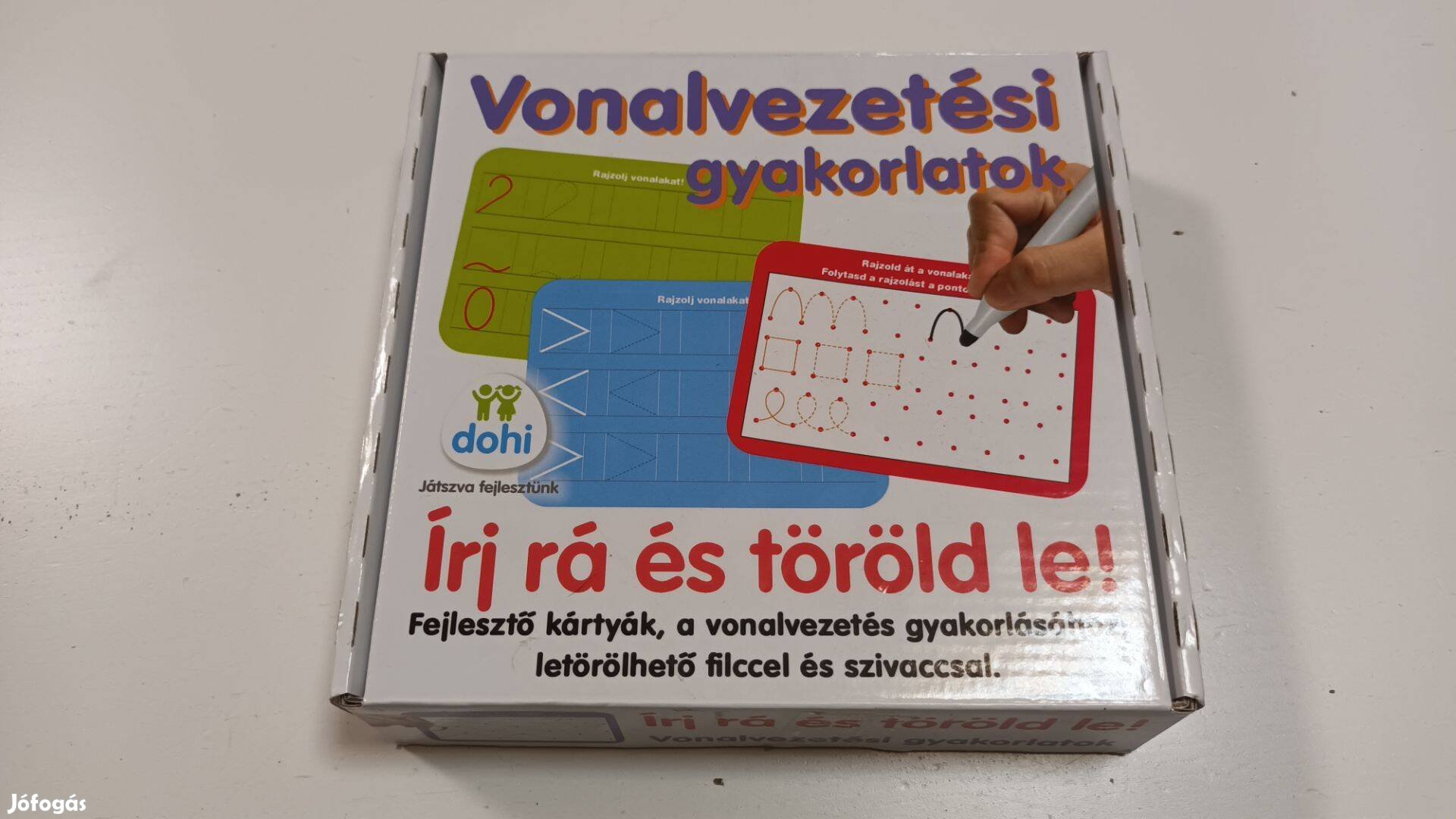 Írj rá és töröld le! Vonalvezetési gyakorlatok