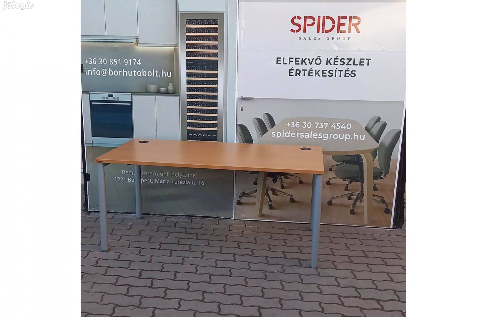 Íróasztal, számítógépasztal Neudörfler márka, 160x80 cm - használt