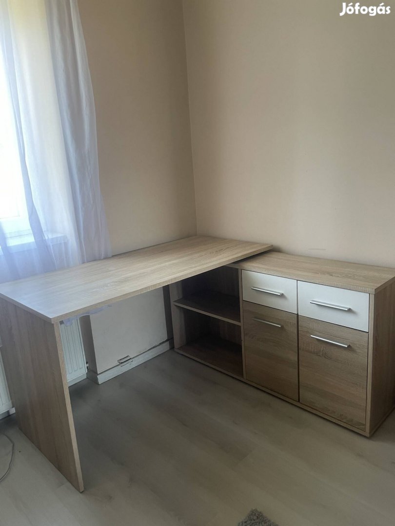 Íróasztal szekrennyel
