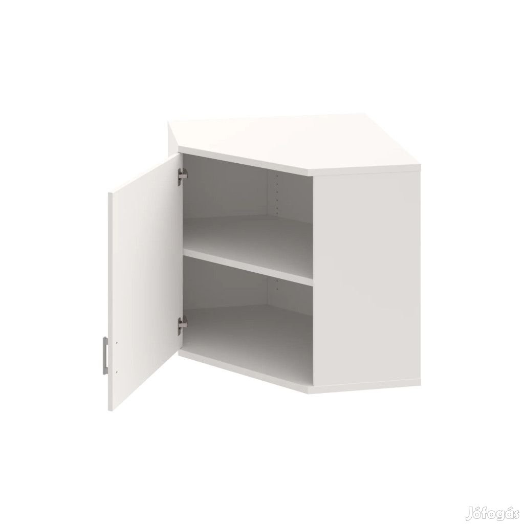 Irodai polcos sarokszekrény Strong SRV2 01LH fehér