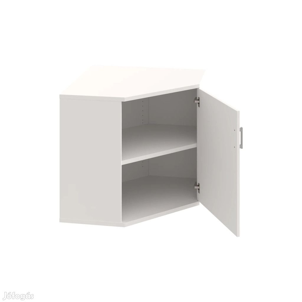 Irodai polcos sarokszekrény Strong SRV2 01P fehér