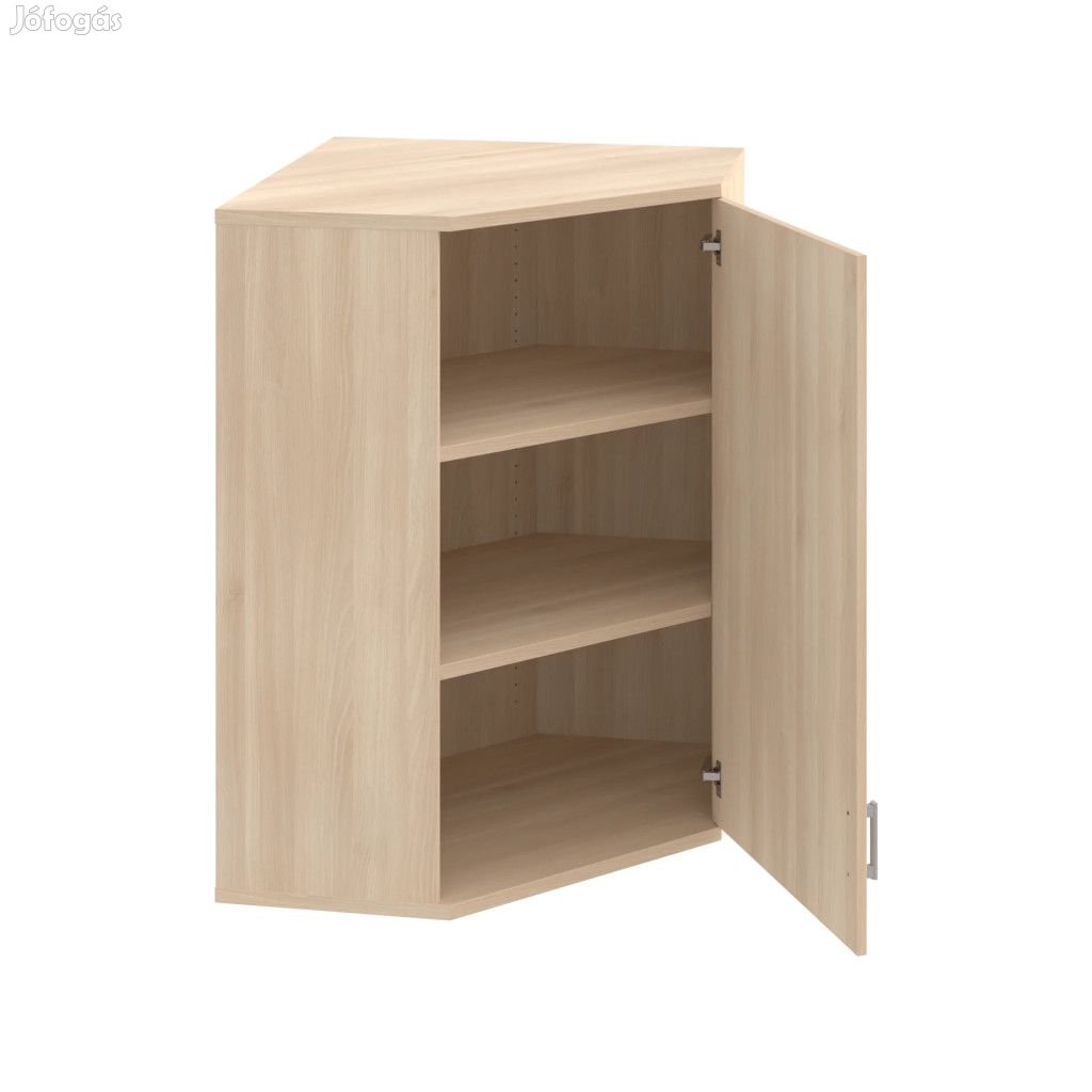Irodai polcos sarokszekrény Strong SRV3 01PH akác