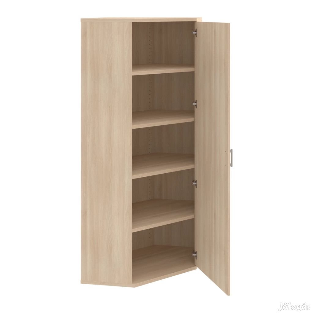 Irodai polcos sarokszekrény Strong SRV5 01P akác