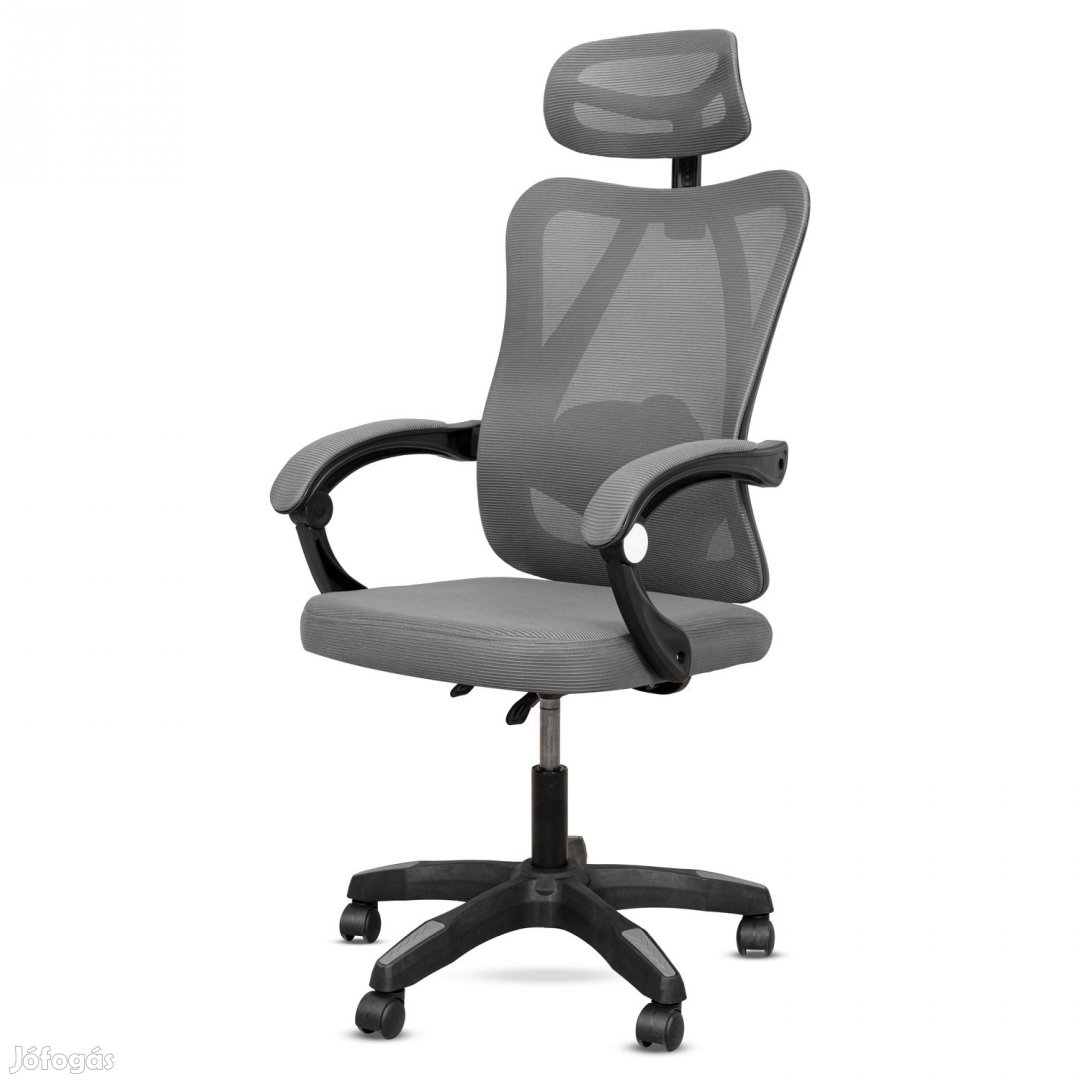 Irodai szék, forgószék szürke (OFFICE-CHAIR-T18-GREY)