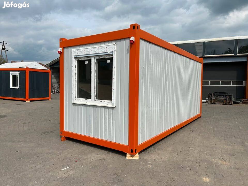 Irodakonténer 6,00 x 2,45 Sz x 2,60 M