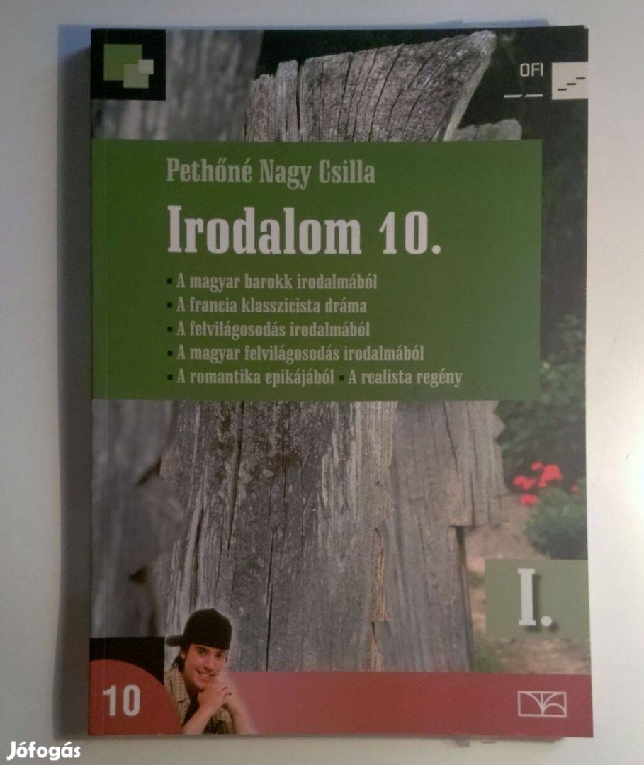 Irodalom 10. I. Tankönyv (Nagy Csilla) 2017 (7kép+tartalom)