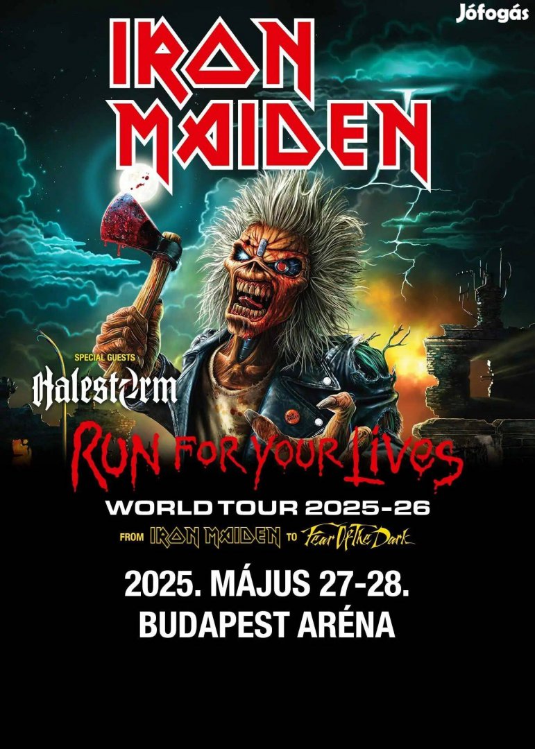 Iron Maiden Budapest koncert állójegy