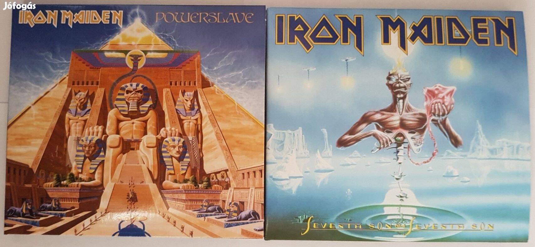 Iron Maiden- Powerslave és Seventh son of Seventh son 2db Cd