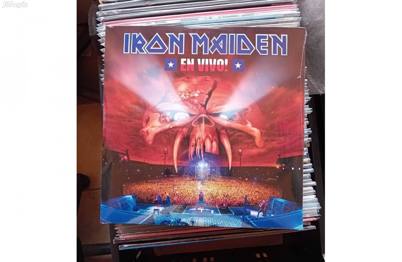 Iron Maiden - En Vivo Tripla Bakelit Lemez LP Bontatlan