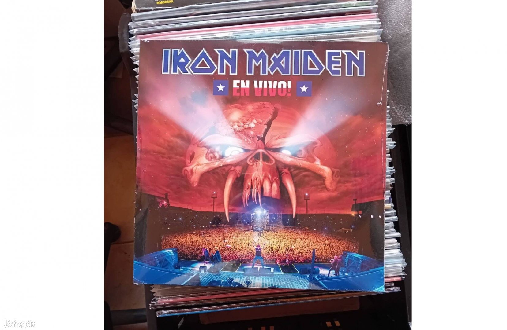 Iron Maiden - En Vivo Tripla Bakelit Lemez LP Bontatlan