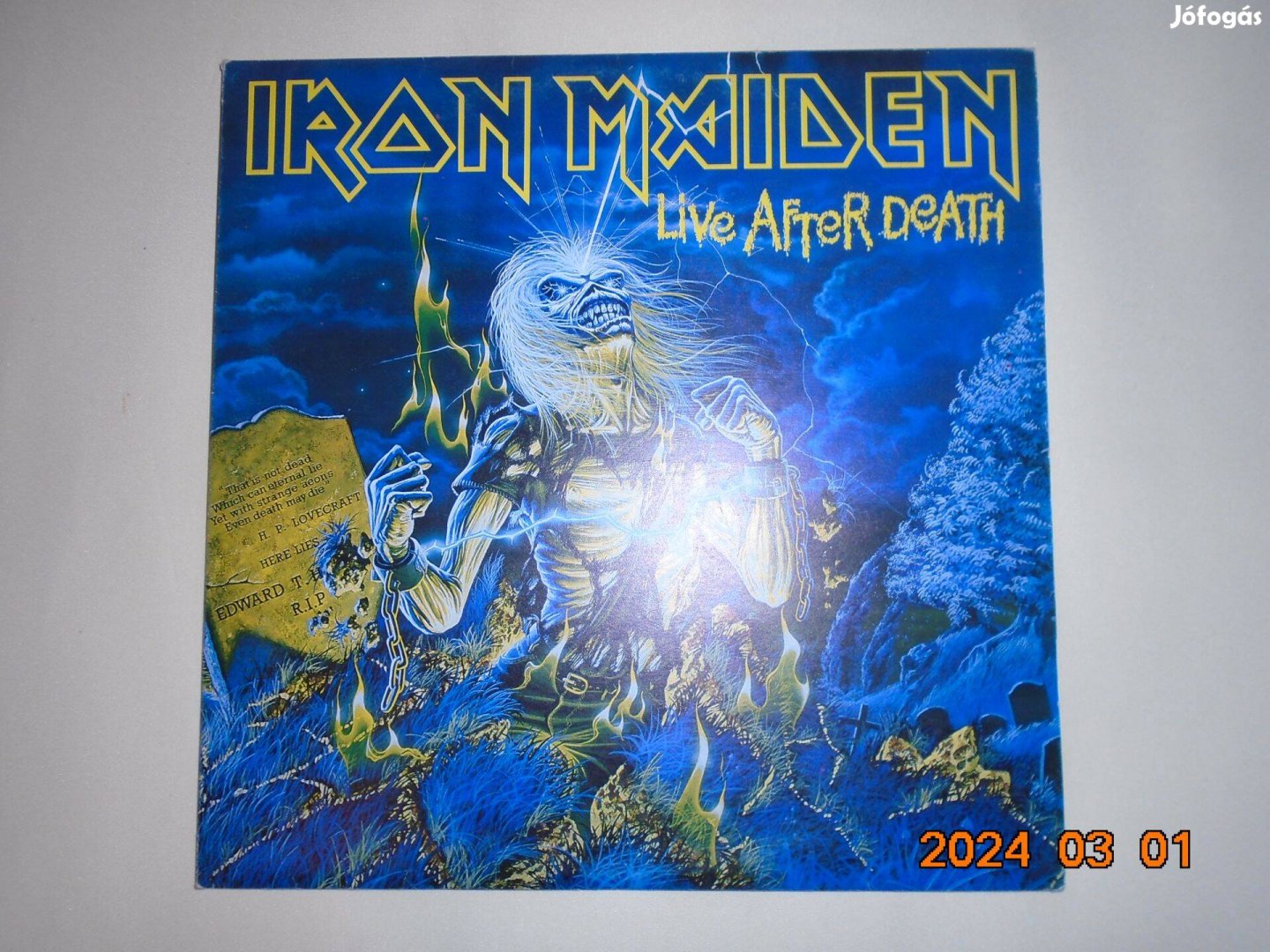 Iron Maiden - Live After Death bakelit dupla