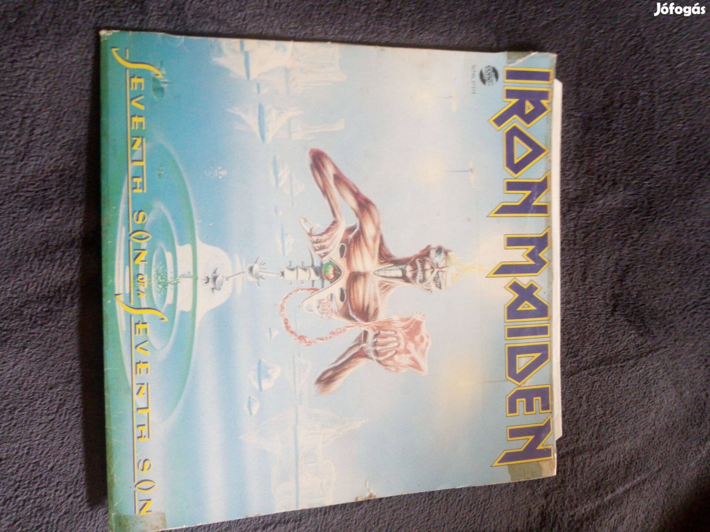 Iron Maiden bakelit lemez
