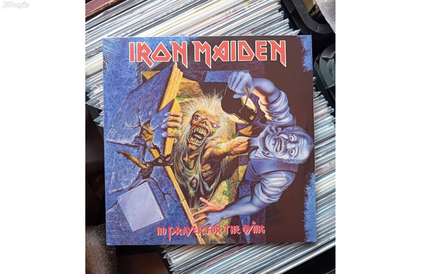 Iron Maiden bakelit lemezek bontatlan uj