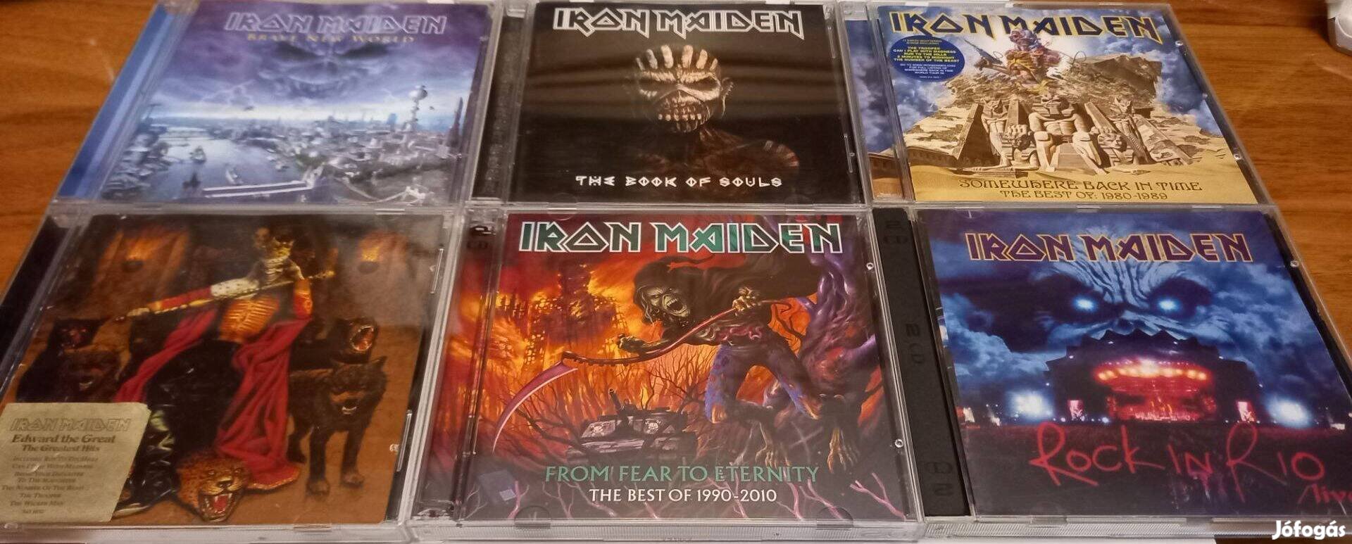 Iron Maiden cd lemez 6 db egyben Eredeti kiadványok