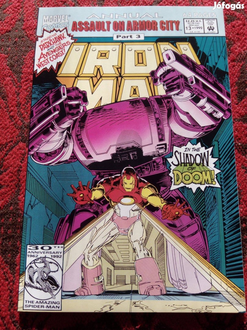 Iron Man/Vasember Annual Marvel képregény 13. száma eladó!