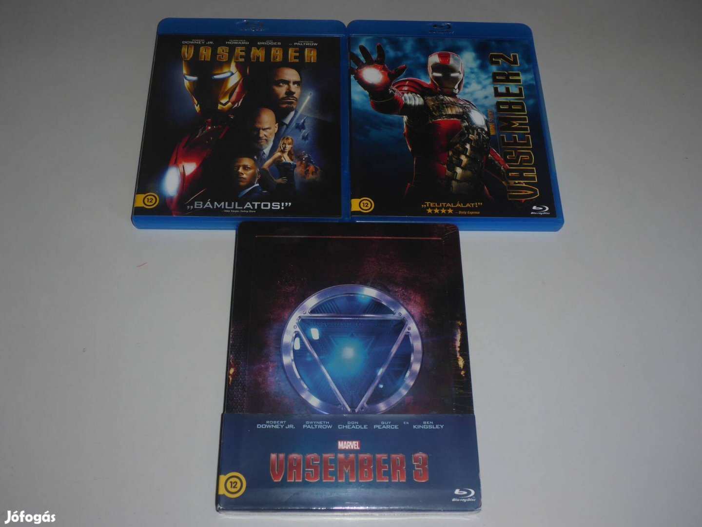 Iron Man - Vasember 1. 2. 3. blu-ray film