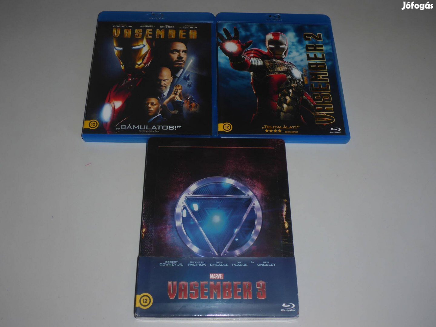 Iron Man - Vasember 1. 2. 3. blu-ray film