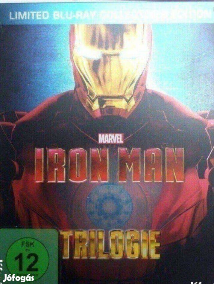 Iron man Blu Ray trillógia limitált kiadás