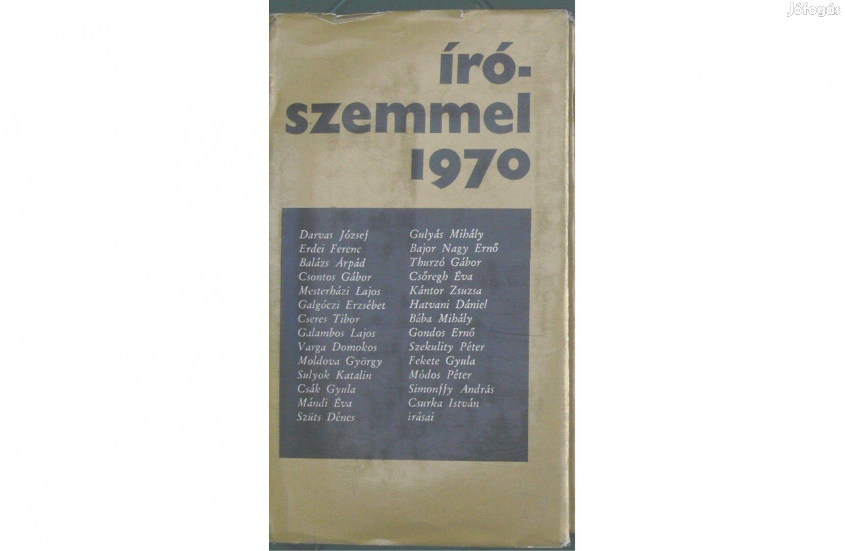 Írószemmel 1970 antológia