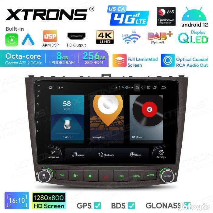 Is200 Saloon 10.1" 8GB Android multimédia GPS WIFI rádió Bluetooth