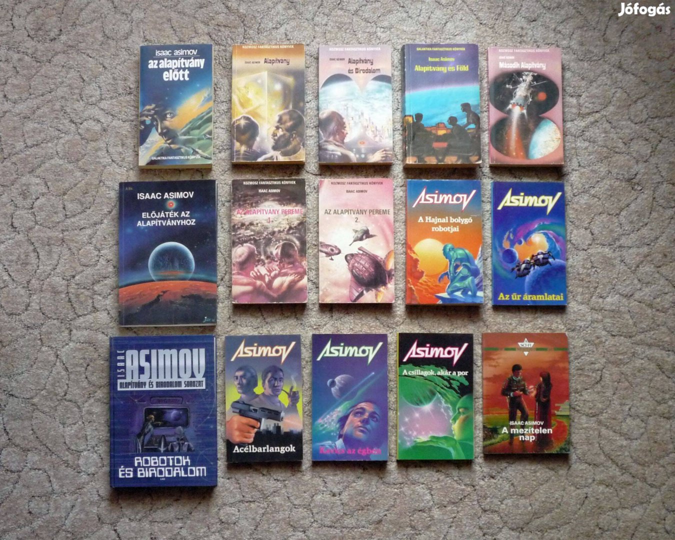 Isaac Asimov Alapítvány és további könyvei - 15db