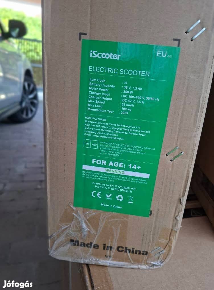 Iscooter i9 elektromos roller