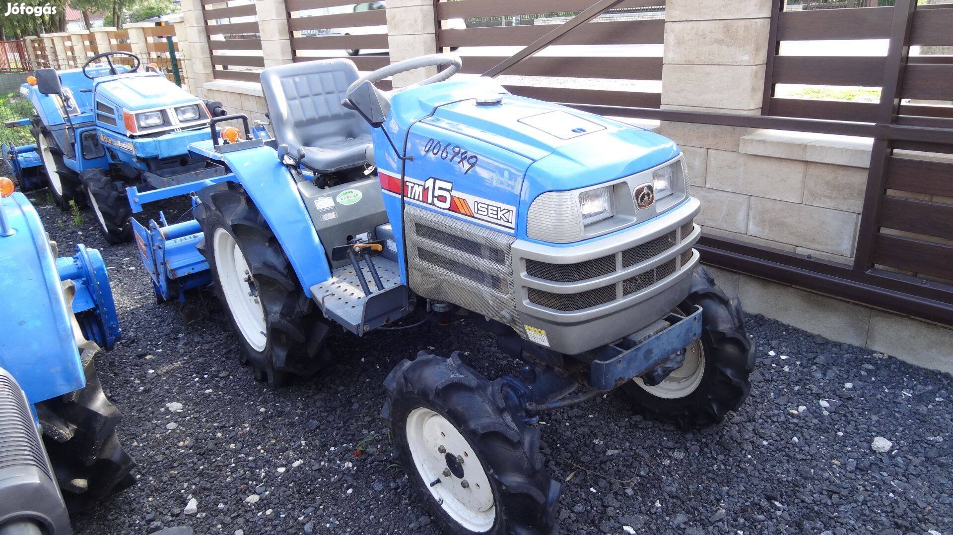 Iseki TM15D Japán kis traktor talajmaróval!
