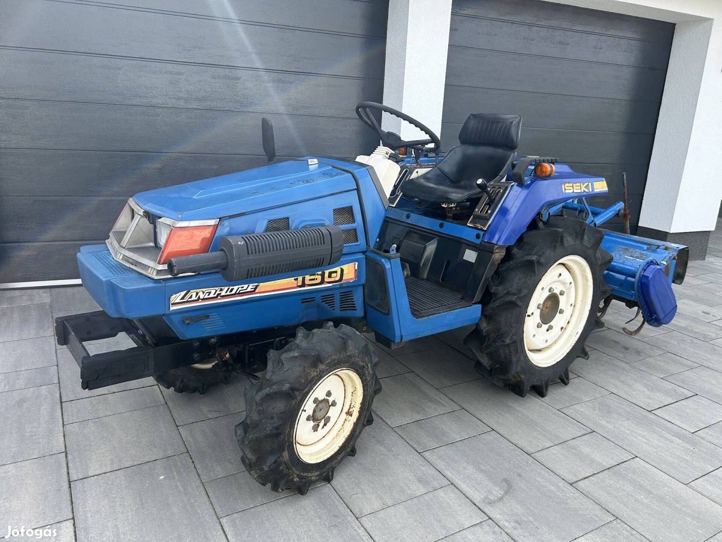 Iseki TU160F Landhope talajmaró - val Japán Kistraktor