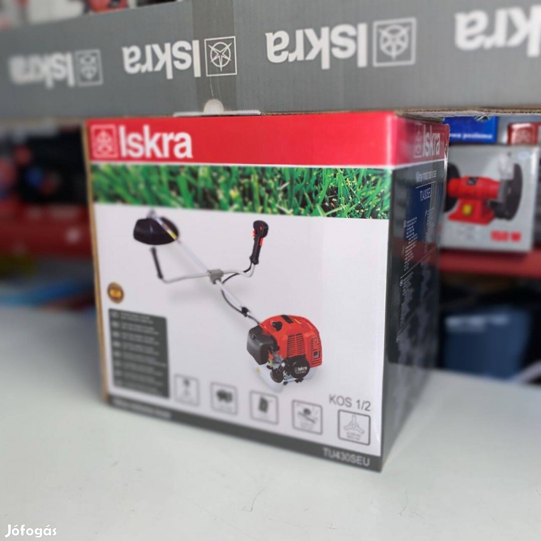 Iskra Benzinmotoros fűkasza Benzines fűkasza 42,7cm3