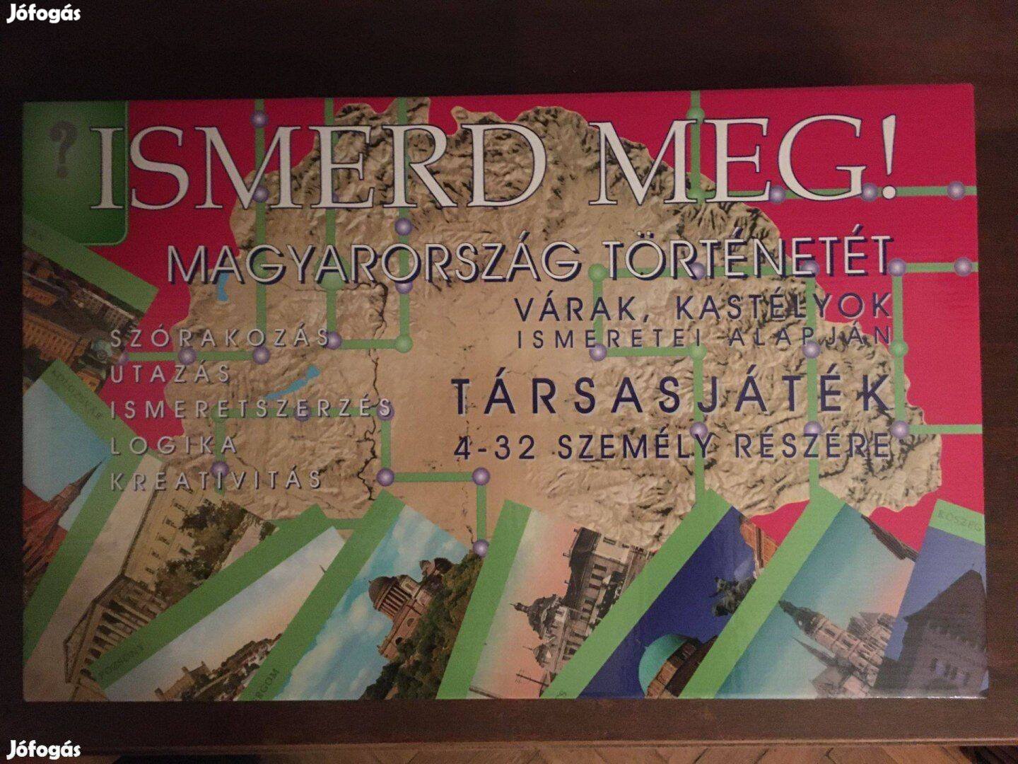 Ismerd meg! Magyarország történetét társasjáték társas játék