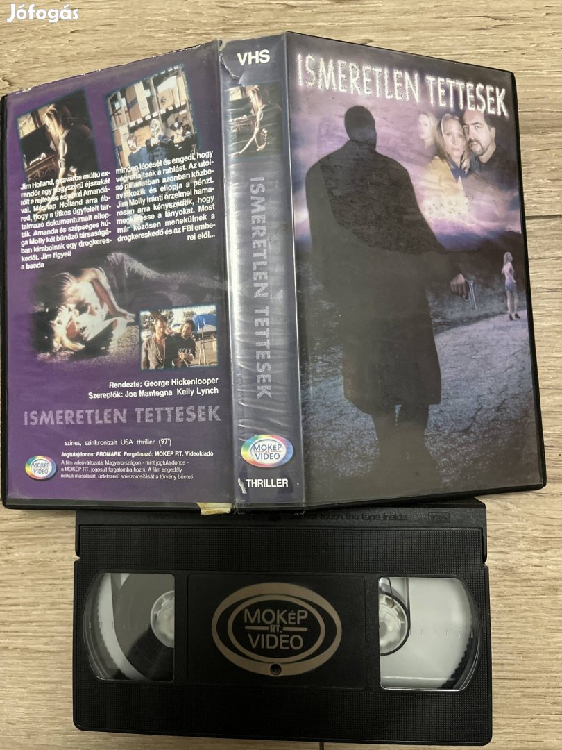 Ismeretlen tettesek vhs 