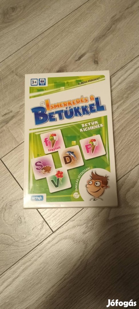 Ismerkedés a betűkkel társasjáték