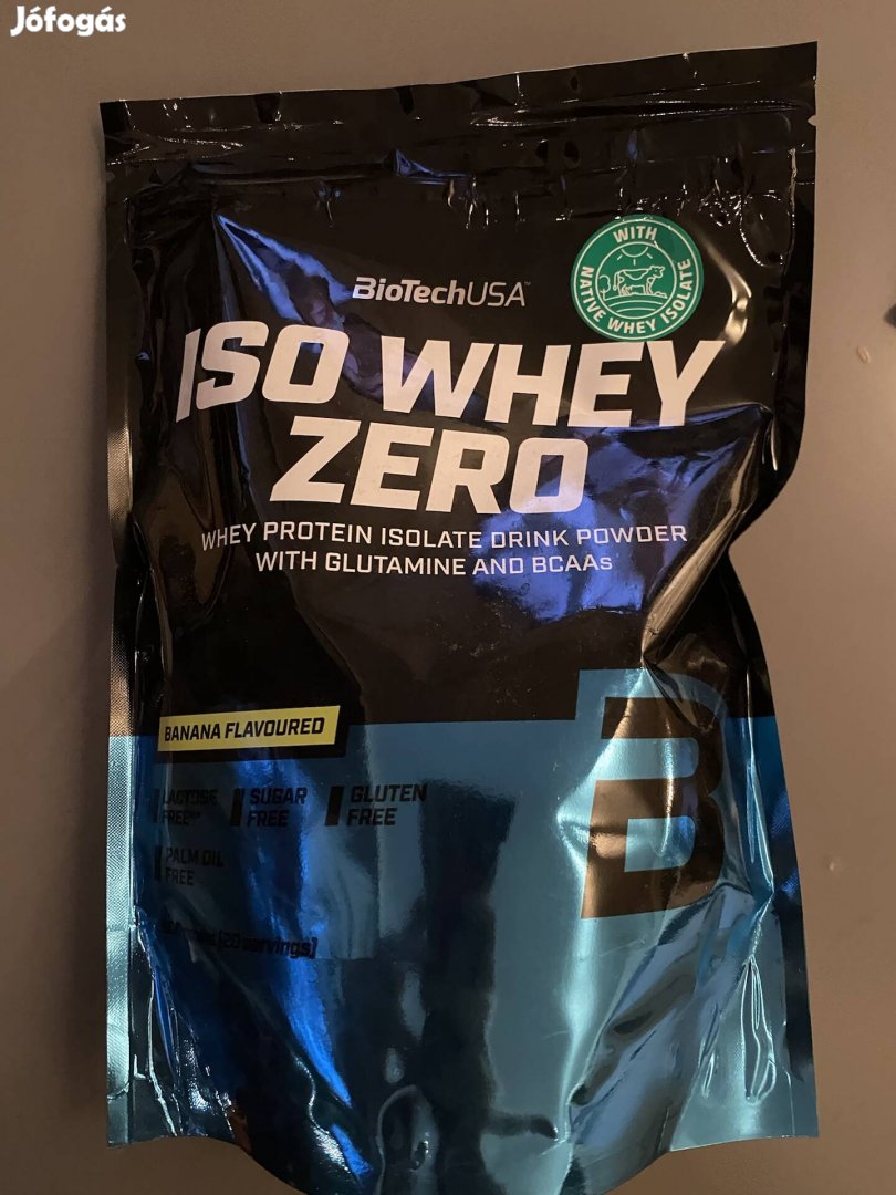 Iso Whey Zero Banános fehérjepor 500g