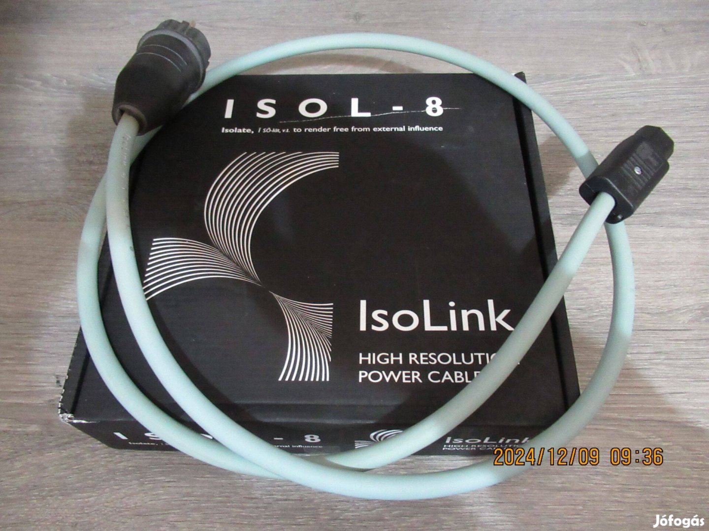 Isolink 1,5m.-es minőségi tápkábet dobozában eladó