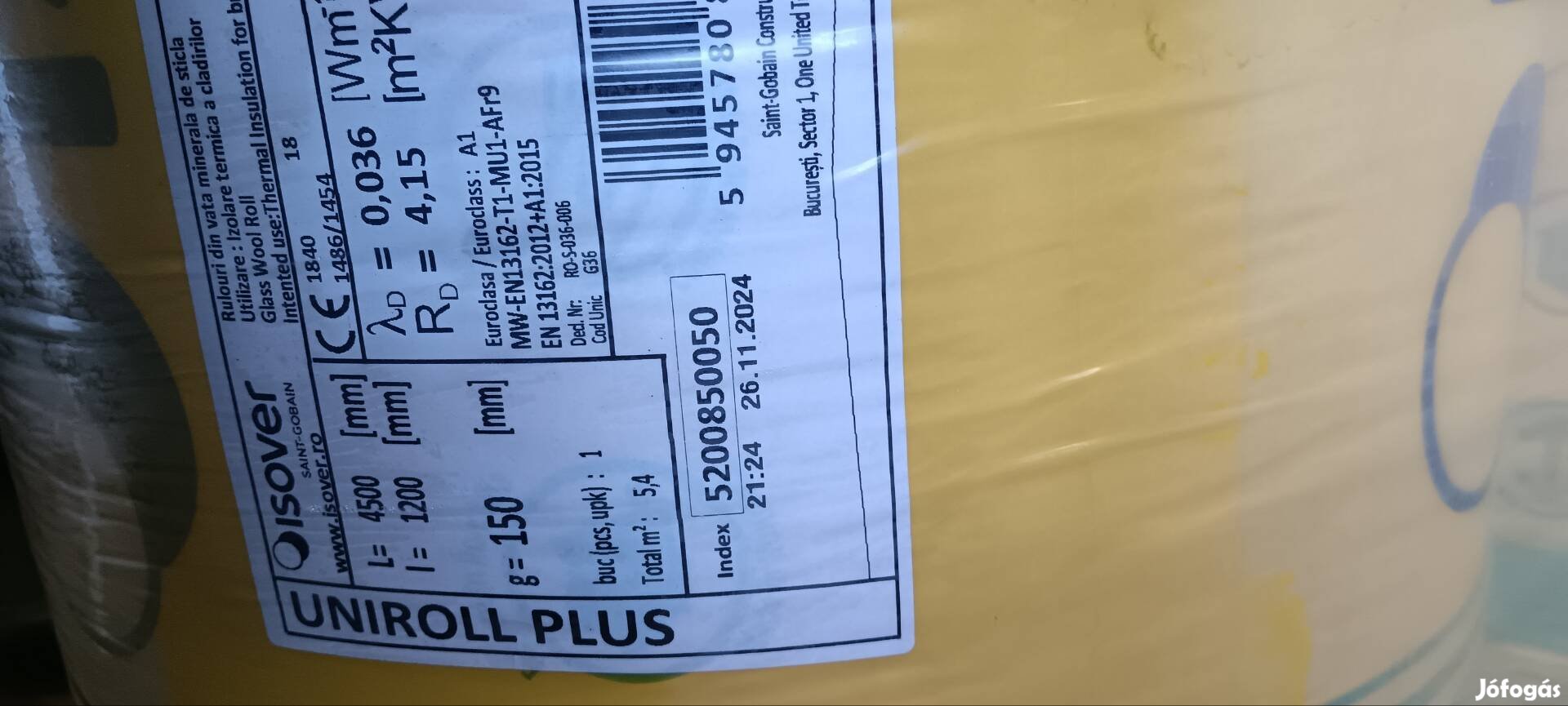 Isover Uniroll Plus
