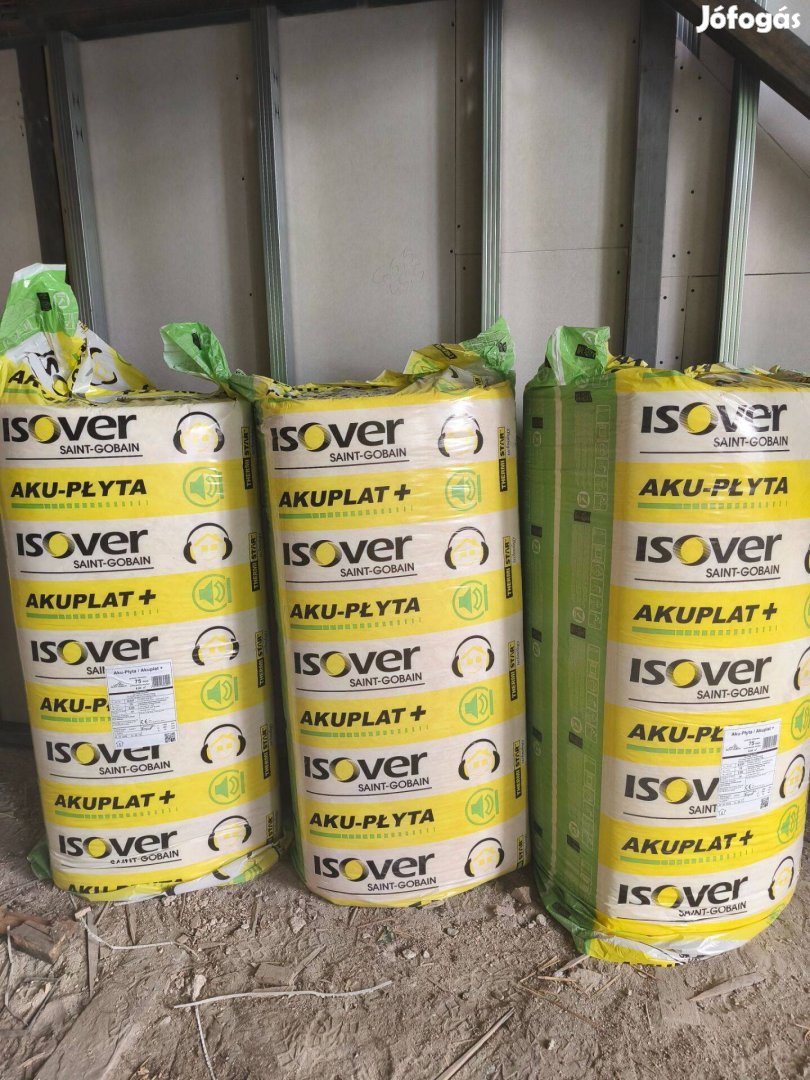 Isover akuplat 75mm-es ásványgyapot szigetelés eladó