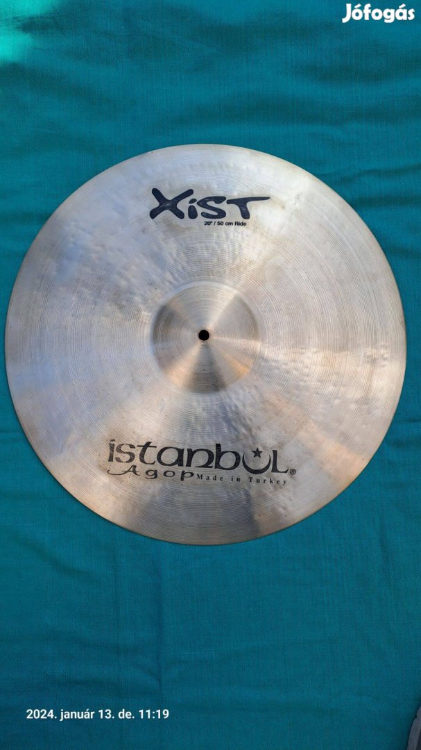 Istanbul Agop Xist 20"-os Ride cintányér