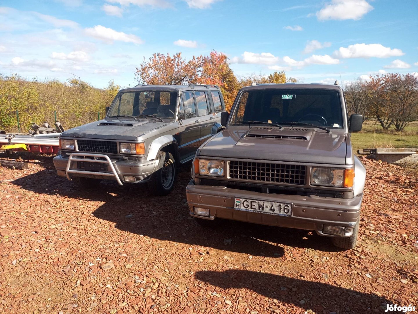 Isuzu Trooper alkatrész karosszéria felni intercooler