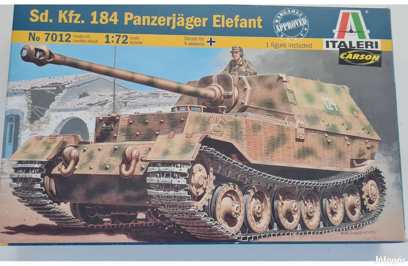 Italeri Elefant 1/72 makett