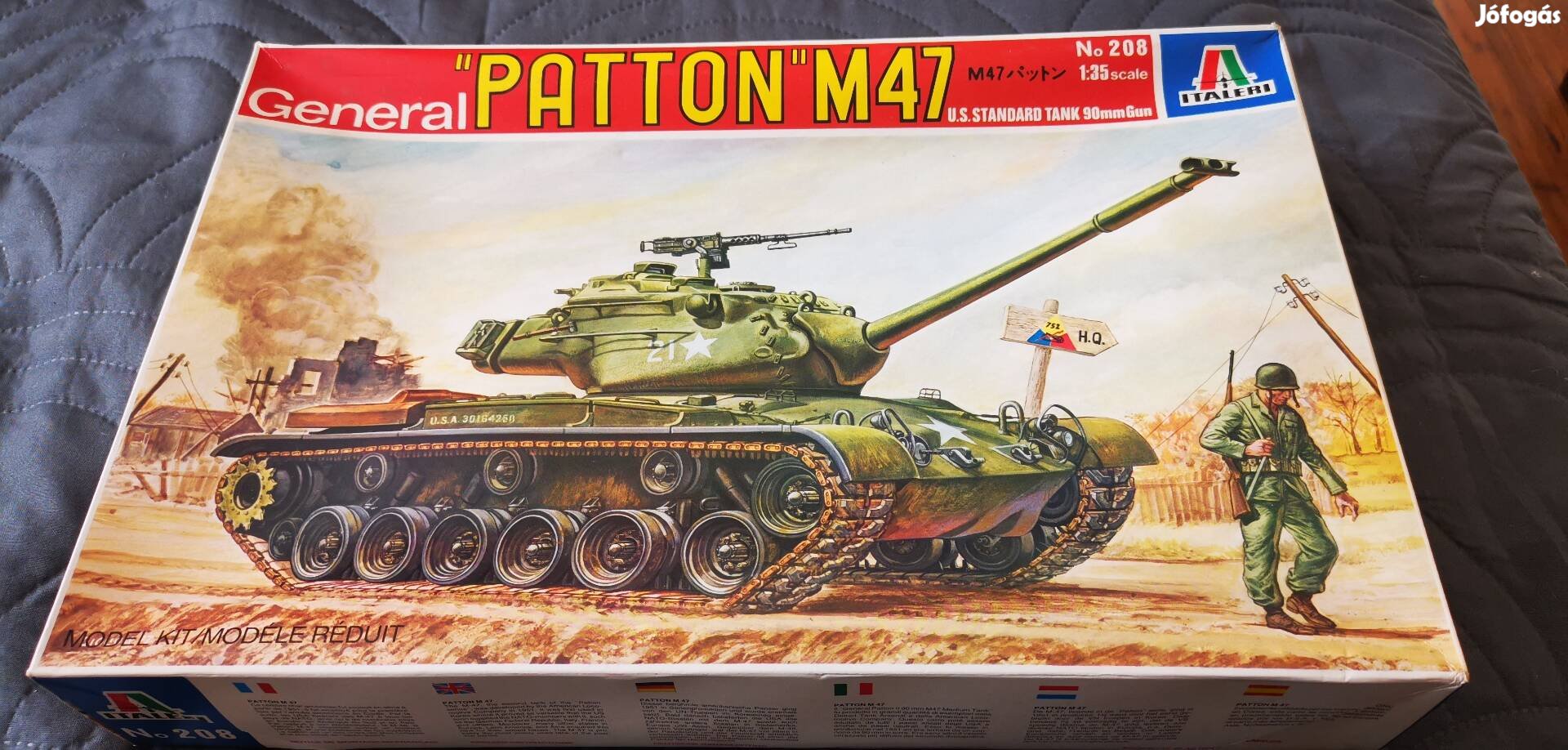 Italeri M47 patton 1/35 tank makett 