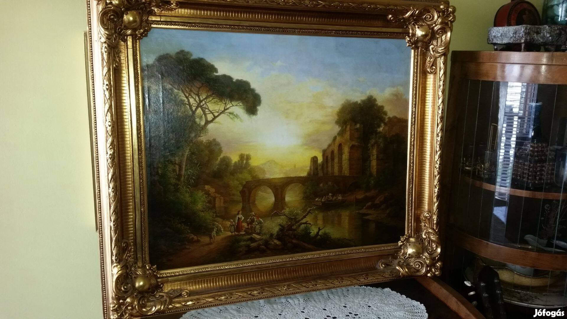 Itáliai táj, antik festmény
