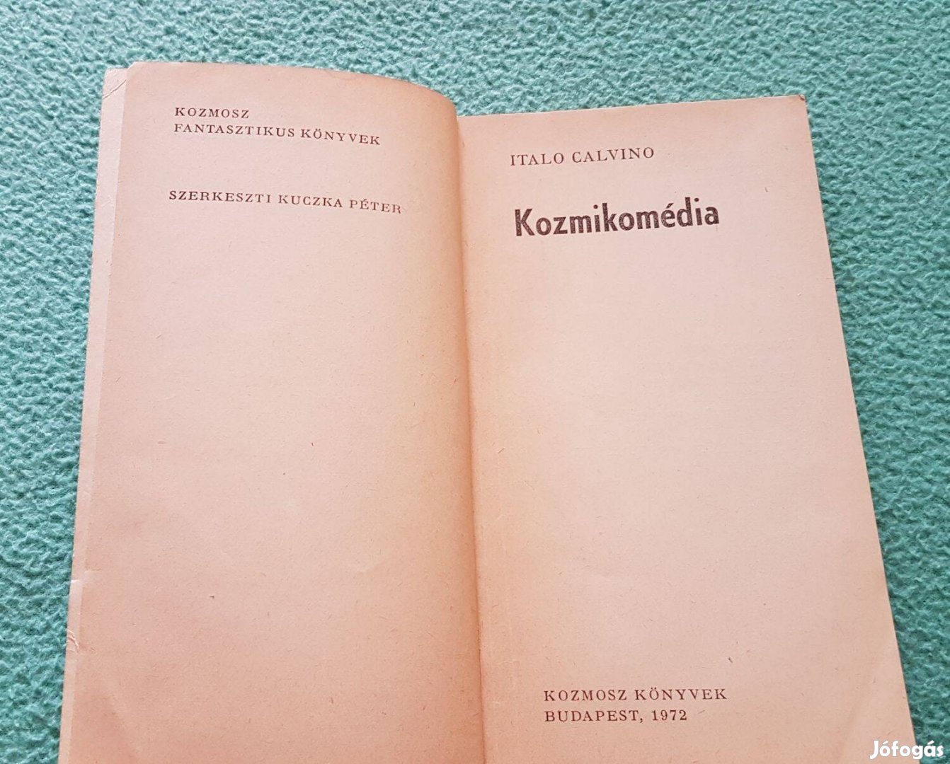 Italo Calvino: Kozmikomédia könyv (Kozmosz könyvek)