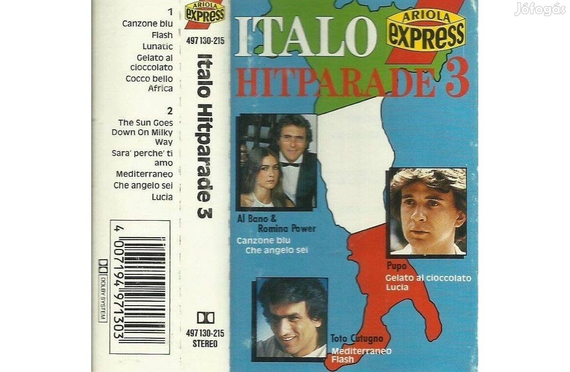 Italo Hitparade - német audiokazettán-eredeti felvétel 1988-Ariola