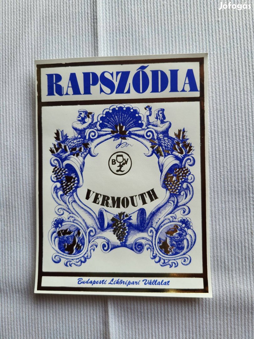 Italosüveg címke_Rapszódia Vermouth