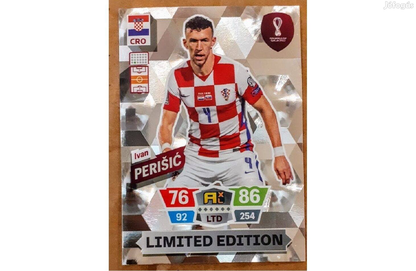 Ivan Perisic Horvátország Limited focis kártya Panini Qatar 2022