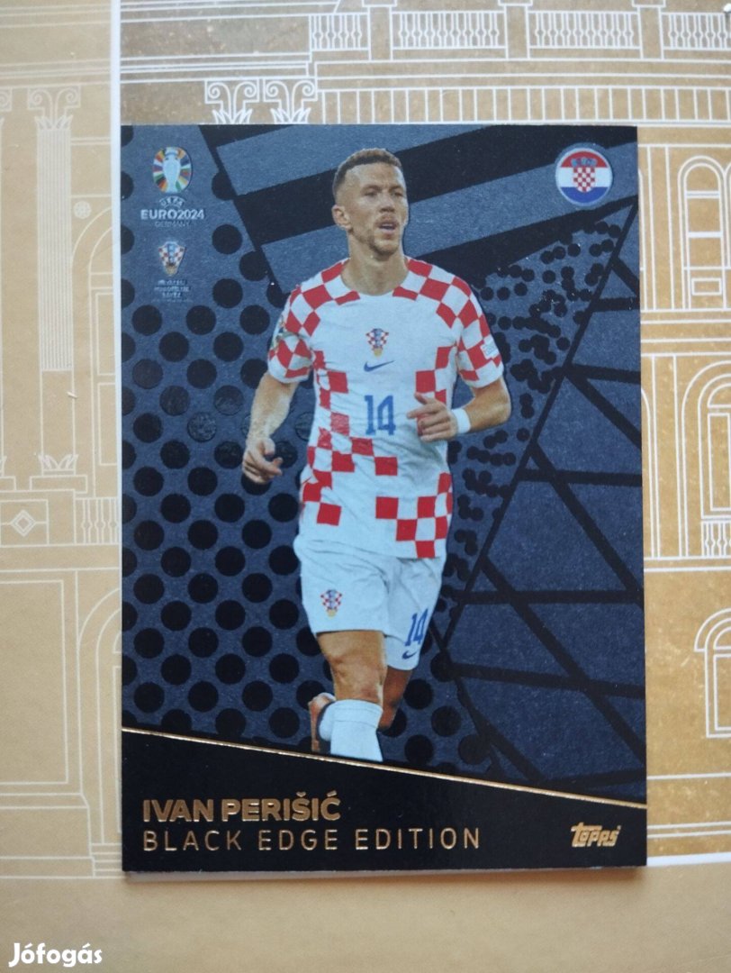 Ivan Perisic (Horvátország) Black Edge Euro 2024 kártya